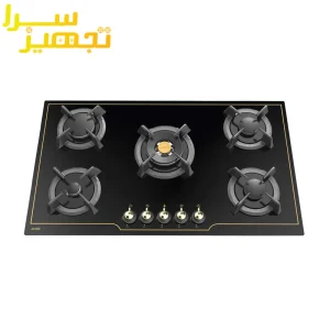 گاز آلتون 5 شعله شیشه ای مدل IG504B