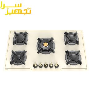 گاز آلتون 5 شعله شیشه ای مدل IG۵۲۱CN