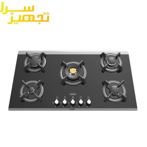 گاز آلتون 5 شعله شیشه ای مدل IG۵۲۹F