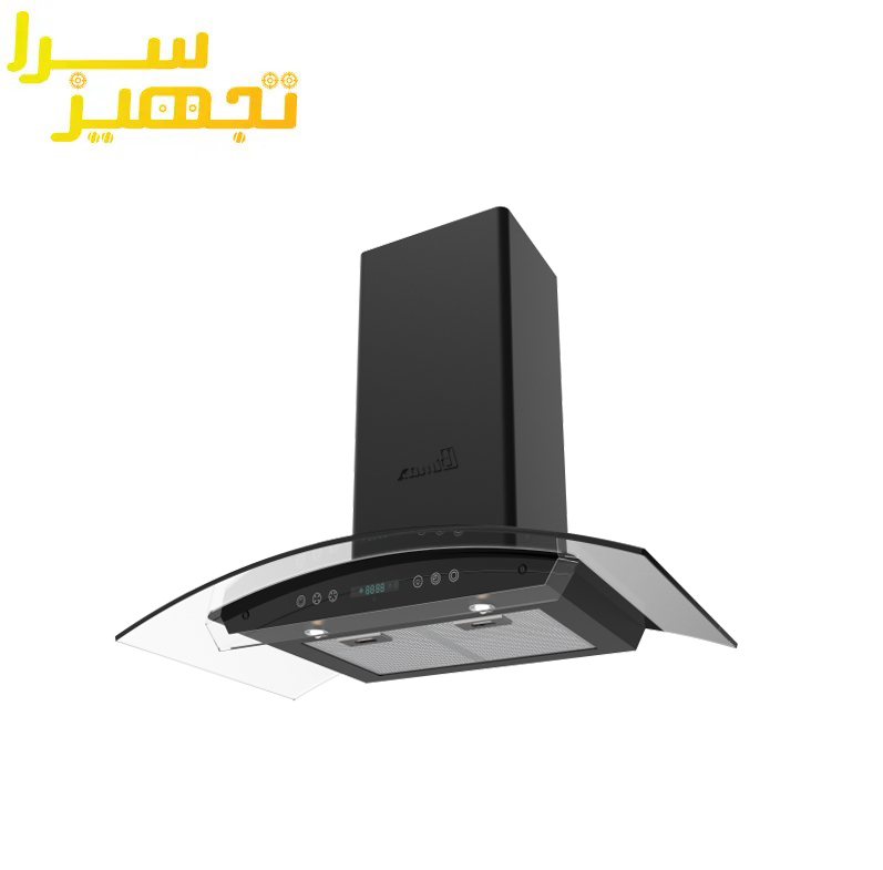 هود بیمکث شومینه ای مدل ۲۰۱۰ مشکی