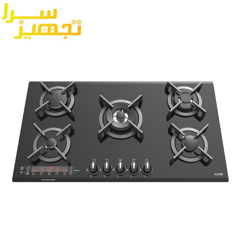گاز آلتون 5 شعله شیشه ای مدل G۵۳۰DN