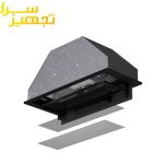 هود آلتون مخفی مدل H۷۰۱BN مشکی