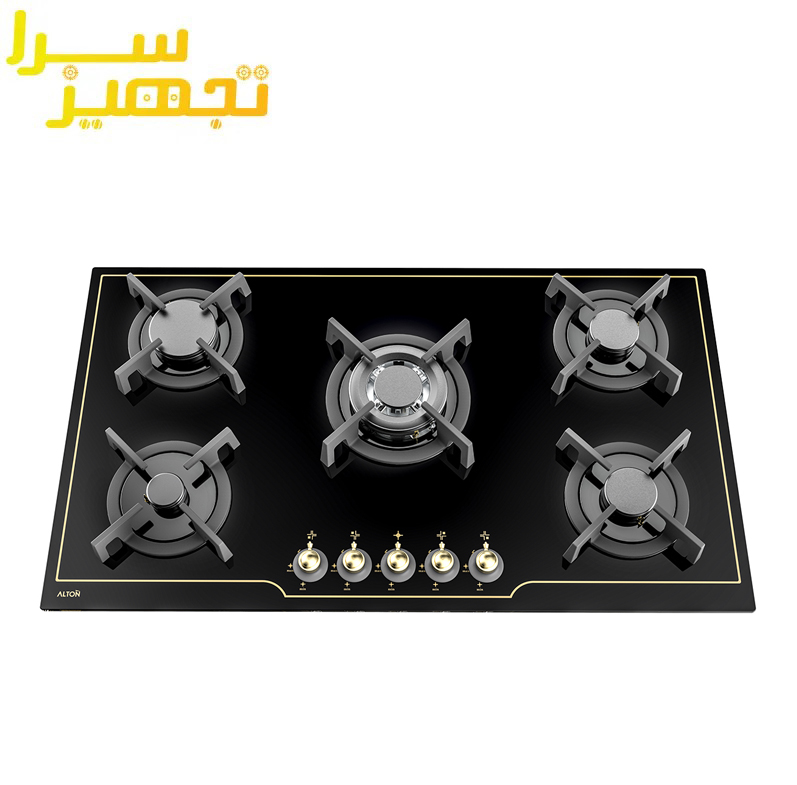 گاز آلتون 5 شعله شیشه ای مدل IG۵۲۱
