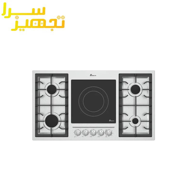 گاز بیمکث 5 شعله استیل مدل ۰۰۲۶