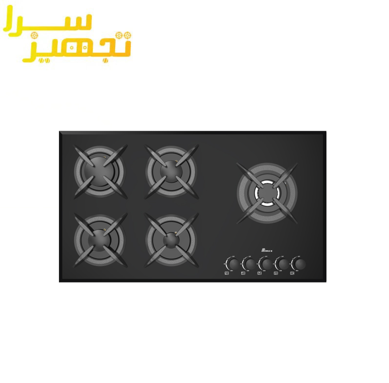 گاز بیمکث 5 شعله شیشه ای مدل ۲۱۰۱