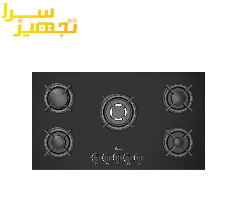 گاز بیمکث 5 شعله شیشه ای مدل ۲۱۰۴