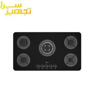 گاز بیمکث 5 شعله شیشه ای مدل ۵۰۹۱