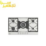 گاز تکنوگس 5 شعله استیل مدل TTS-15998