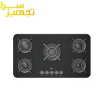 گاز بیمکث 5 شعله شیشه ای مدل ۲۱۰۶