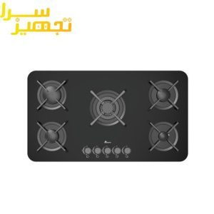 گاز بیمکث 5 شعله شیشه ای مدل ۲۱۰۶