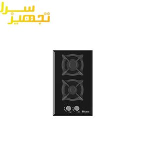 گاز داتیس 2 شعله شیشه ای مدل DG-203