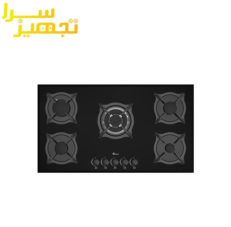 گاز بیمکث 5 شعله شیشه ای مدل ۵۰۸۷