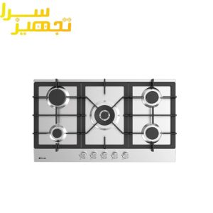 گاز تکنوگس 5 شعله استیل مدل TTS-15902