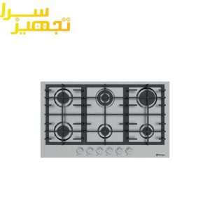 گاز تکنوگس 6 شعله استیل مدل TTS-16926
