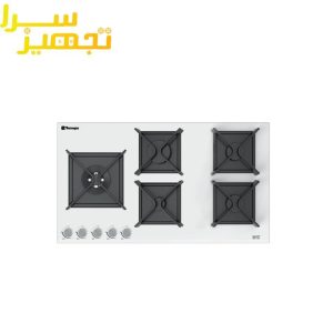 گاز تکنوگس 5 شعله شیشه ای مدل TTG-15964