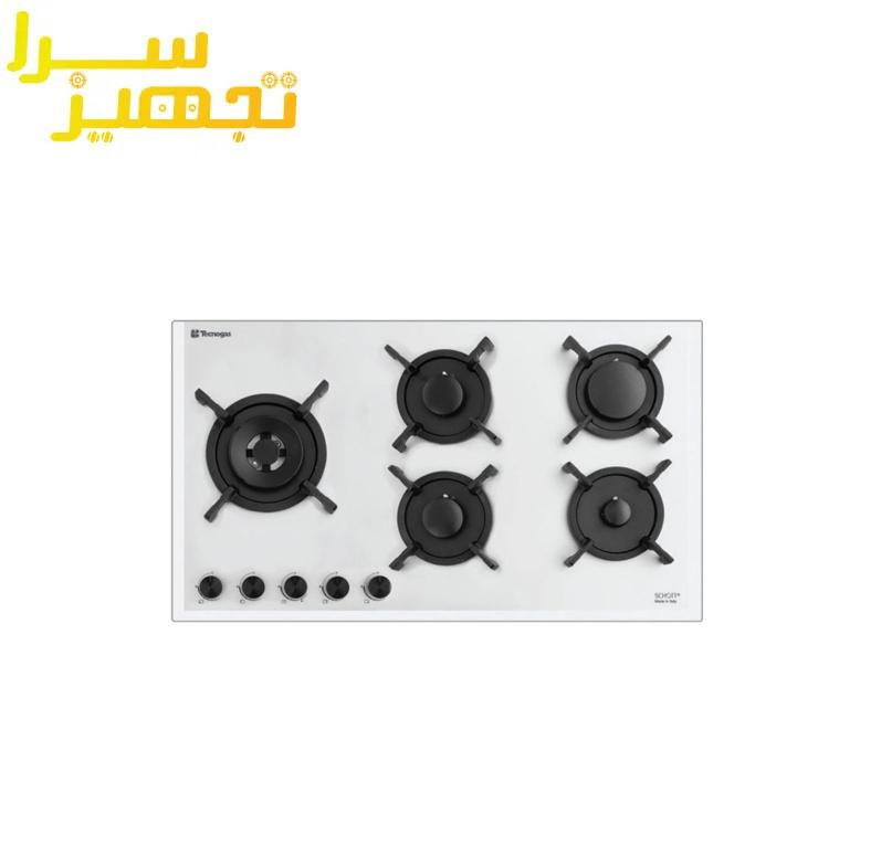 گاز تکنوگس 5 شعله شیشه ای مدل TTG-15978