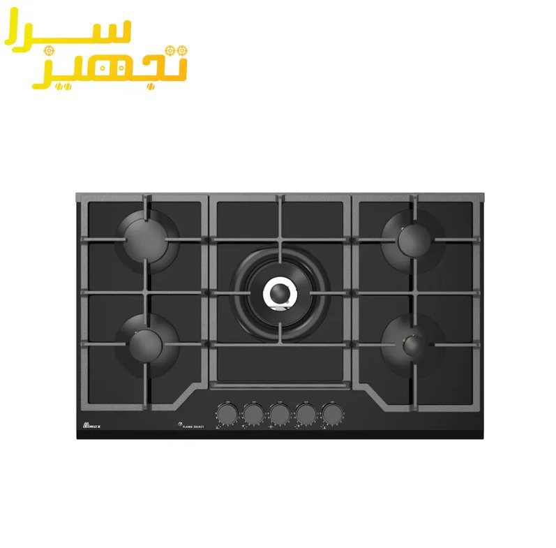 گاز بیمکث 5 شعله شیشه ای مدل ۲۲۰۴