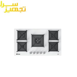 گاز تکنوگس 5 شعله شیشه ای مدل TTG-15963