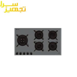 گاز تکنوگس 5 شعله شیشه ای مدل TTG-15982