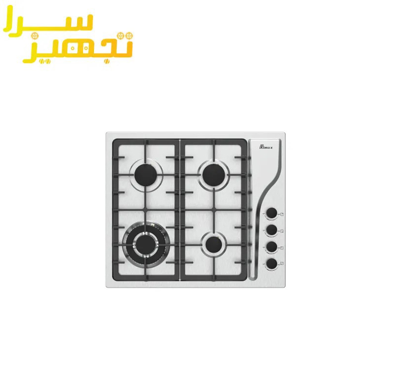 گاز بیمکث 4 شعله استیل مدل ۰۰۷۰