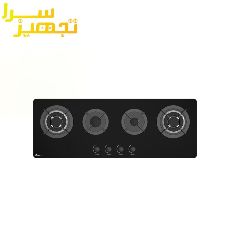 گاز بیمکث 4 شعله شیشه ای مدل ۵۰۲۰
