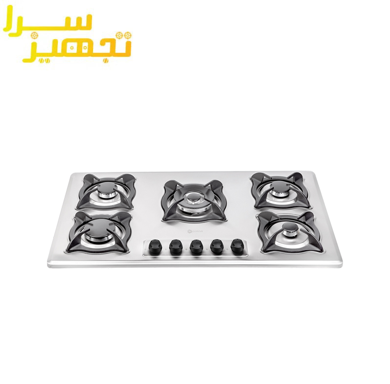 گاز درسا 5 شعله استیل مدل مانلی DG2204-5M