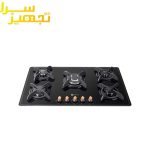گاز درسا 5 شعله شیشه ای مدل آنتیک DG2109-5M
