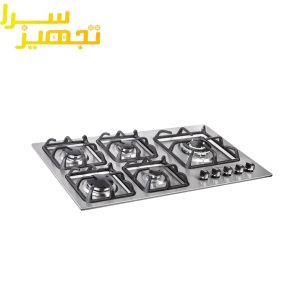 گاز درسا 5 شعله استیل مدل دلوان DG2203-5R