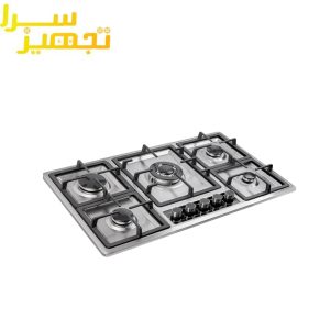 گاز درسا 5 شعله استیل مدل دنیا DG2302-5M
