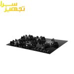 گاز درسا 5 شعله شیشه ای مدل DG2115-5R