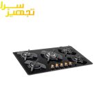 گاز درسا 5 شعله شیشه ای مدل آنتیک DG2109-5M
