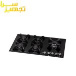 گاز درسا 5 شعله شیشه ای مدل روژین DG2102-5R