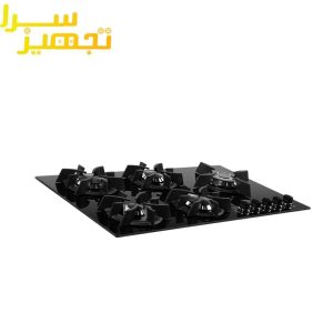 گاز درسا 5 شعله شیشه ای مدل DG2115-5R