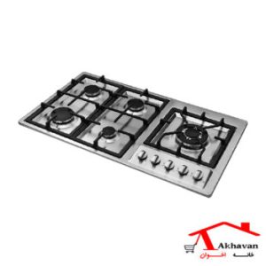 گاز اخوان 5 شعله استیل مدل Gi135-S