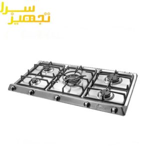 گاز اخوان 5 شعله استیل مدل G104