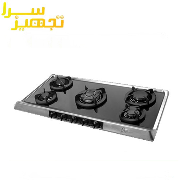 گاز اخوان 5 شعله شیشه ای مدل G106-S