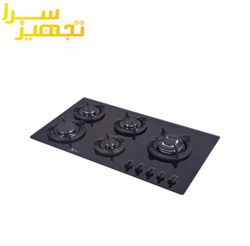 گاز اخوان 5 شعله شیشه ای مدل G119