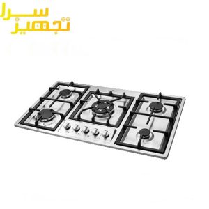 گاز اخوان 5 شعله استیل مدل G135-HE