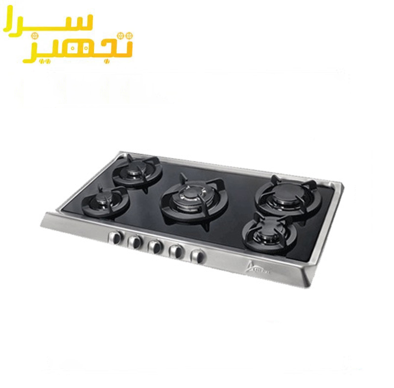 گاز اخوان 5 شعله شیشه ای مدل G14-new-HE