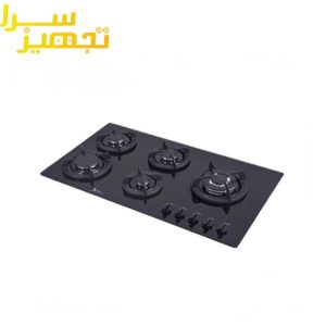 گاز اخوان 5 شعله شیشه ای مدل G24-S-HE