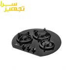 گاز اخوان 3 شعله شیشه ای مدل G31