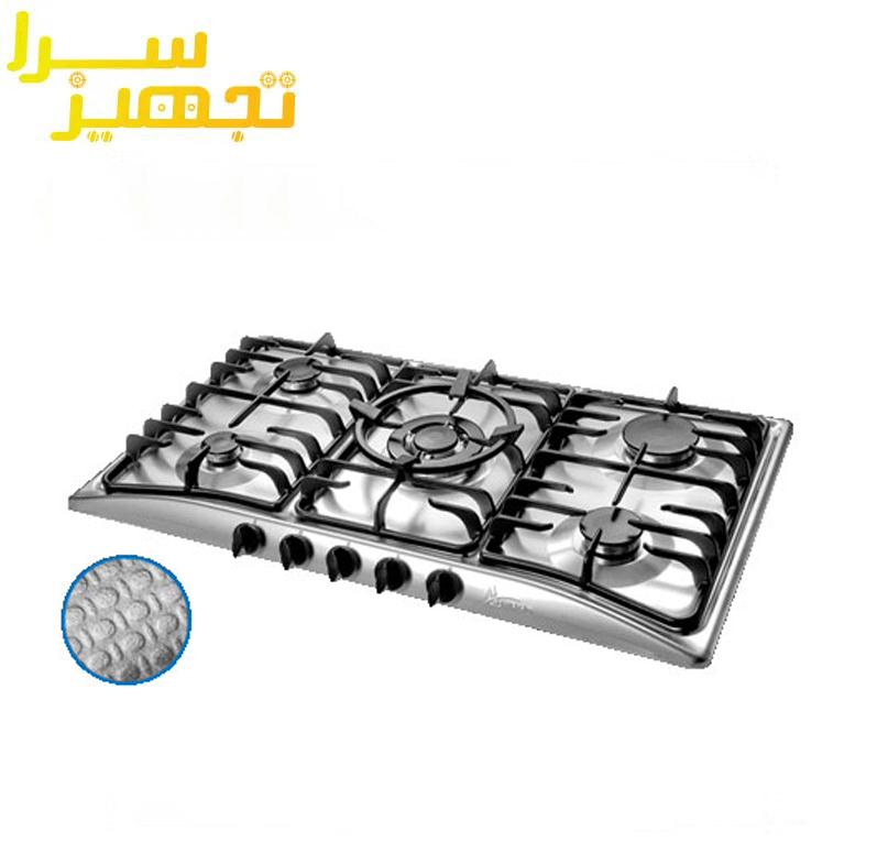 گاز اخوان 5 شعله استیل مدل G51-HE