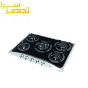 گاز اخوان 5 شعله شیشه ای مدل G68
