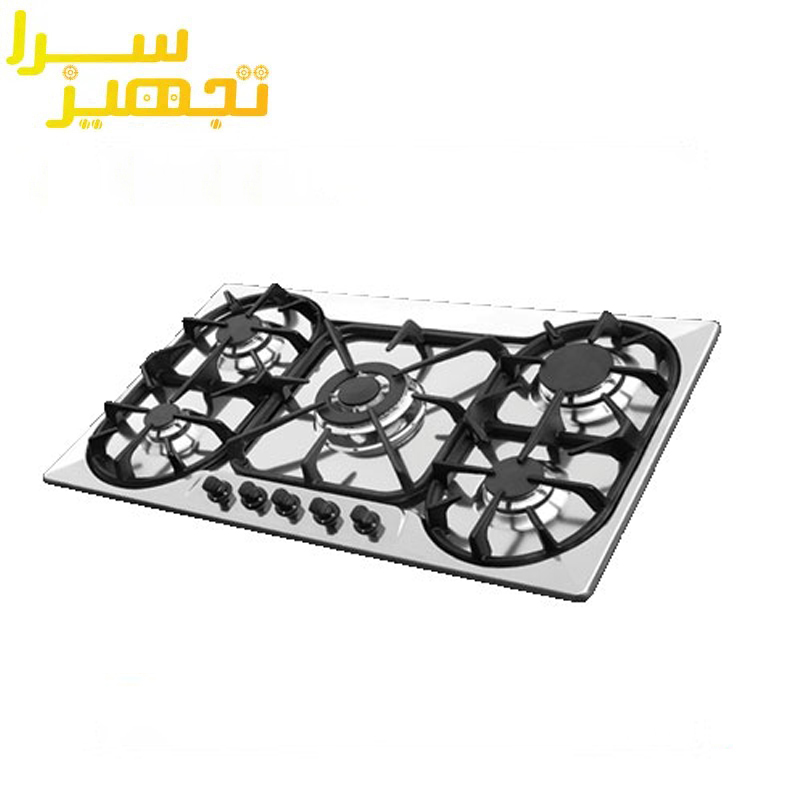 گاز اخوان 5 شعله استیل مدل G82-HE