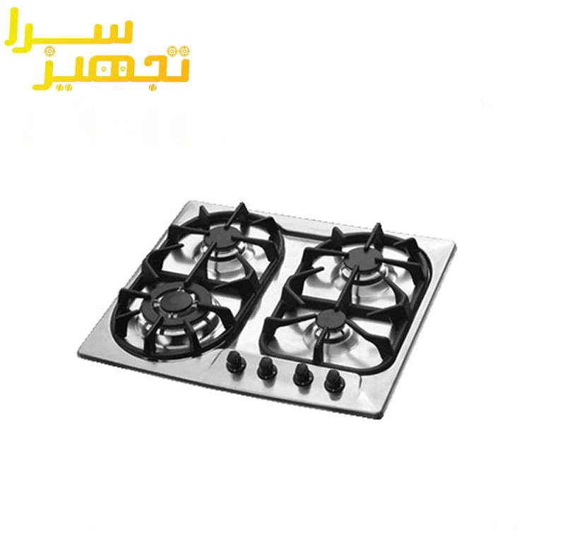 گاز اخوان 4 شعله استیل مدل G83-HE