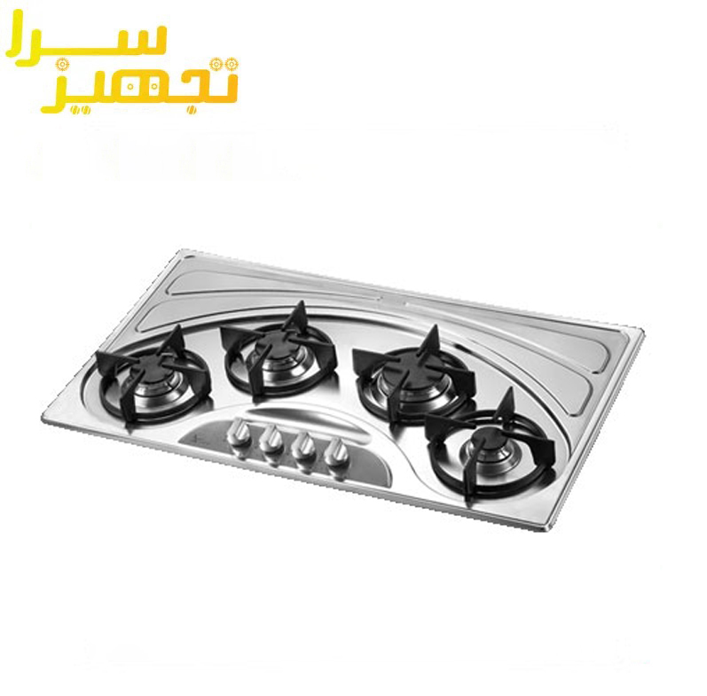 گاز اخوان 4 شعله استیل مدل G84