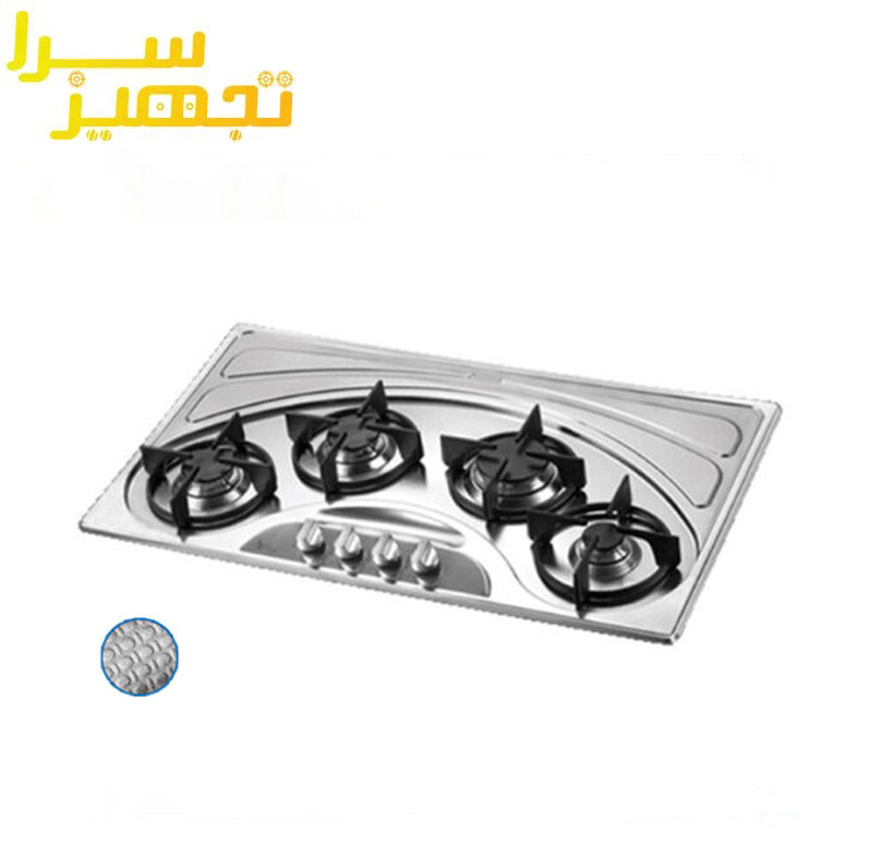 گاز اخوان 4 شعله استیل مدل G88