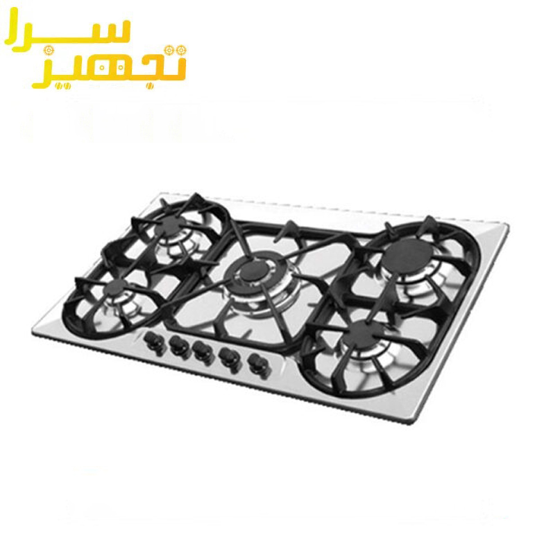 گاز اخوان 5 شعله استیل مدل G89