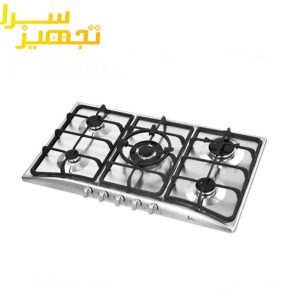 گاز اخوان 5 شعله استیل مدل Gi13