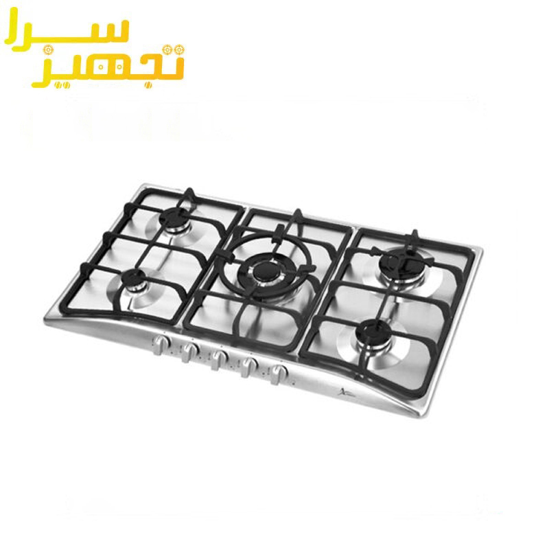 گاز اخوان 5 شعله استیل مدل Gi13